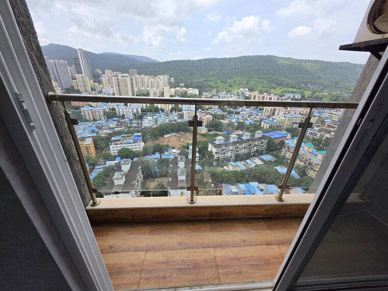 Balcony, ashar-edge 3.5 Bedroom 1100 Sq.Ft. Apartment In Pokhran Road No Two Thane 9559342