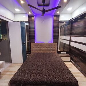 Bedroom in 1 BHK Apartment at Vertex Ashok Smruti, Kasarvadavali – for Rent