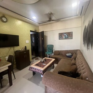 Living Room in 2 BHK Apartment at Shivam Samadhan CHS Ltd, Goregaon West – for Rent