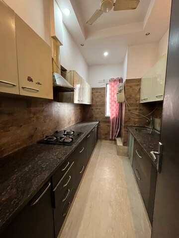 Kitchen in 3 BHK Builder Floor at Ansal Sushant Lok I, Sector 43 – for Rent