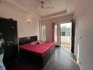 Bedroom in 3 BHK Builder Floor at Ansal Sushant Lok I, Sector 43 – for Rent