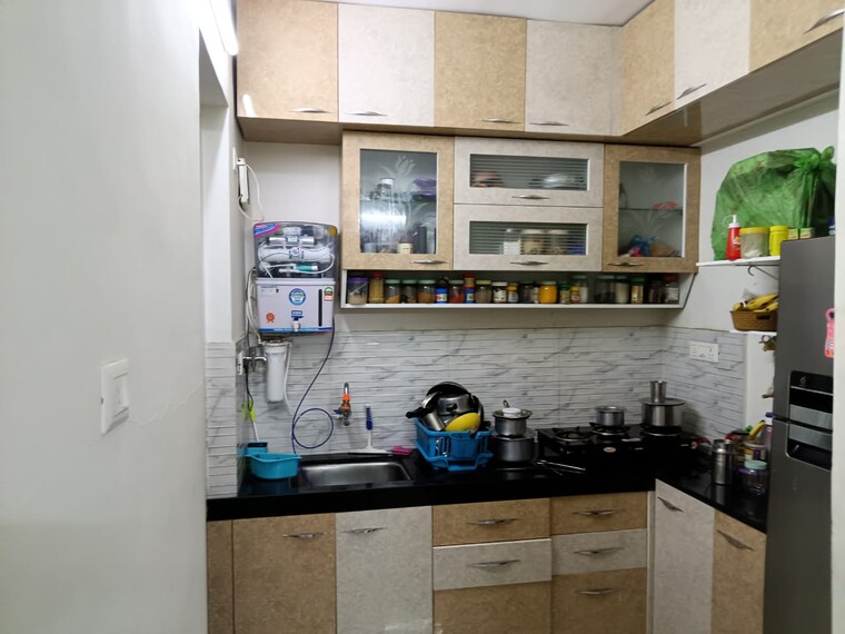 Kitchen, krishna-sai-dwarka 2 Bedroom 825 Sq.Ft. Apartment In Kiwale Pune 9559512