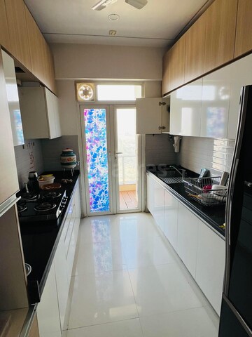Kitchen in 3.5 BHK Apartment at Omkar Alta Monte, Malad East – for Sale