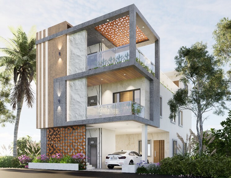 Exterior View, medchal 3.5 Bedroom 3000 Sq.Ft. Independent House In Medchal Hyderabad 9559557