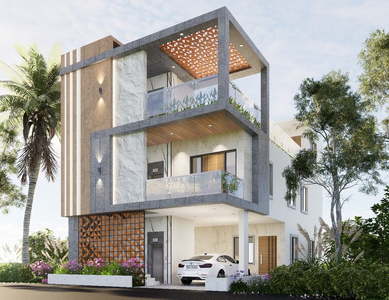 Exterior View, medchal 3.5 Bedroom 3000 Sq.Ft. Independent House In Medchal Hyderabad 9559557