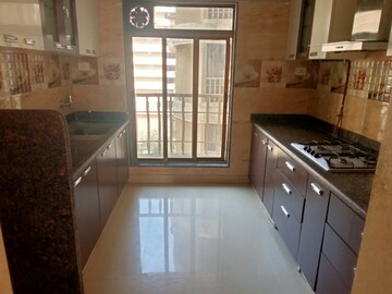 Kitchen in 3 BHK Apartment at Paradise Sai Spring, Kharghar Sector 35g – for Sale