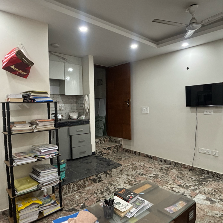 Living Room, malviya nagar 1 Bedroom 600 Sq.Ft. Builder Floor In Malviya Nagar Delhi 9559584