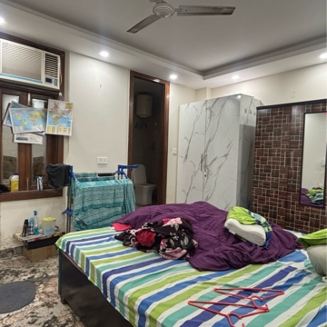 Bedroom in 1 BHK Builder Floor at Malviya Nagar – for Rent