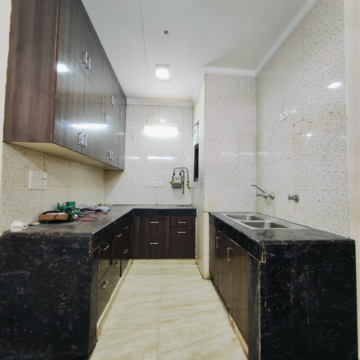 Kitchen in 2 BHK Builder Floor at Malviya Nagar – for Rent
