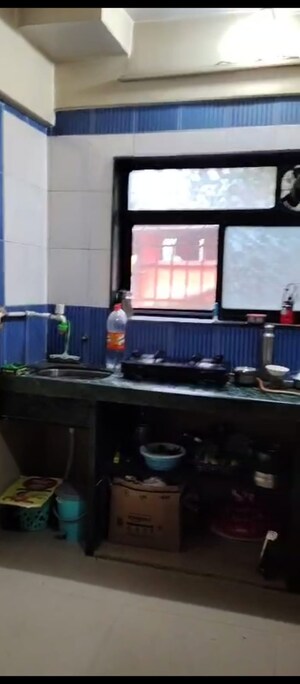 Kitchen in 1 BHK Apartment at  Vinayak Park CHS, Titwala – for Rent