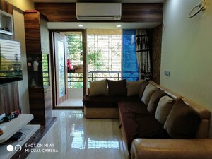 Living Room in 1 BHK Apartment at Jayshree CHS, Ulwe Sector 23 – for Rent