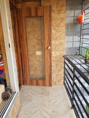 Balcony in 1 BHK Apartment at Jayshree CHS, Ulwe Sector 23 – for Rent