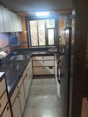 Kitchen in 1 BHK Apartment at Bandra West – for Rent