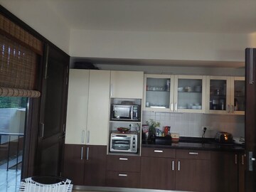 Kitchen in 3 BHK Builder Floor at DLF Green Avenue, Dlf Phase iv – for Rent