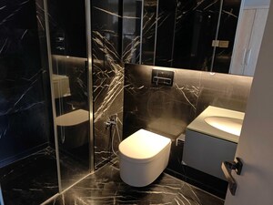 Bathroom in 3 BHK Apartment at Lodha World Crest, Worli – for Sale