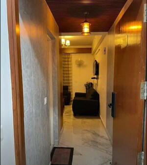 Building Lobby in 1 RK Apartment at Vibhuti Khand – for Rent