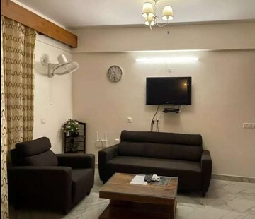 Living Room in 1 RK Apartment at Vibhuti Khand – for Rent