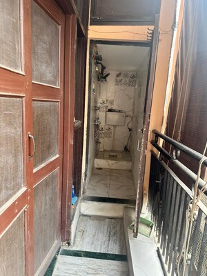 Balcony in 3 BHK Builder Floor at Vijay Nagar – for Rent