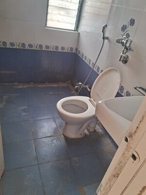 Bathroom in 2 BHK Apartment at Shirine Garden Co Operative Housing Society Ltd, Aundh – for Rent