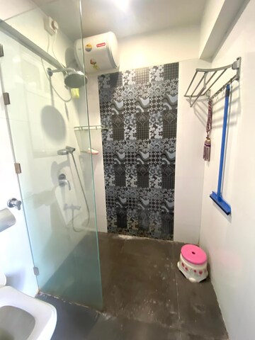 Bathroom in 2 BHK Apartment at Paranjape Schemes Royal Court, Andheri East – for Rent