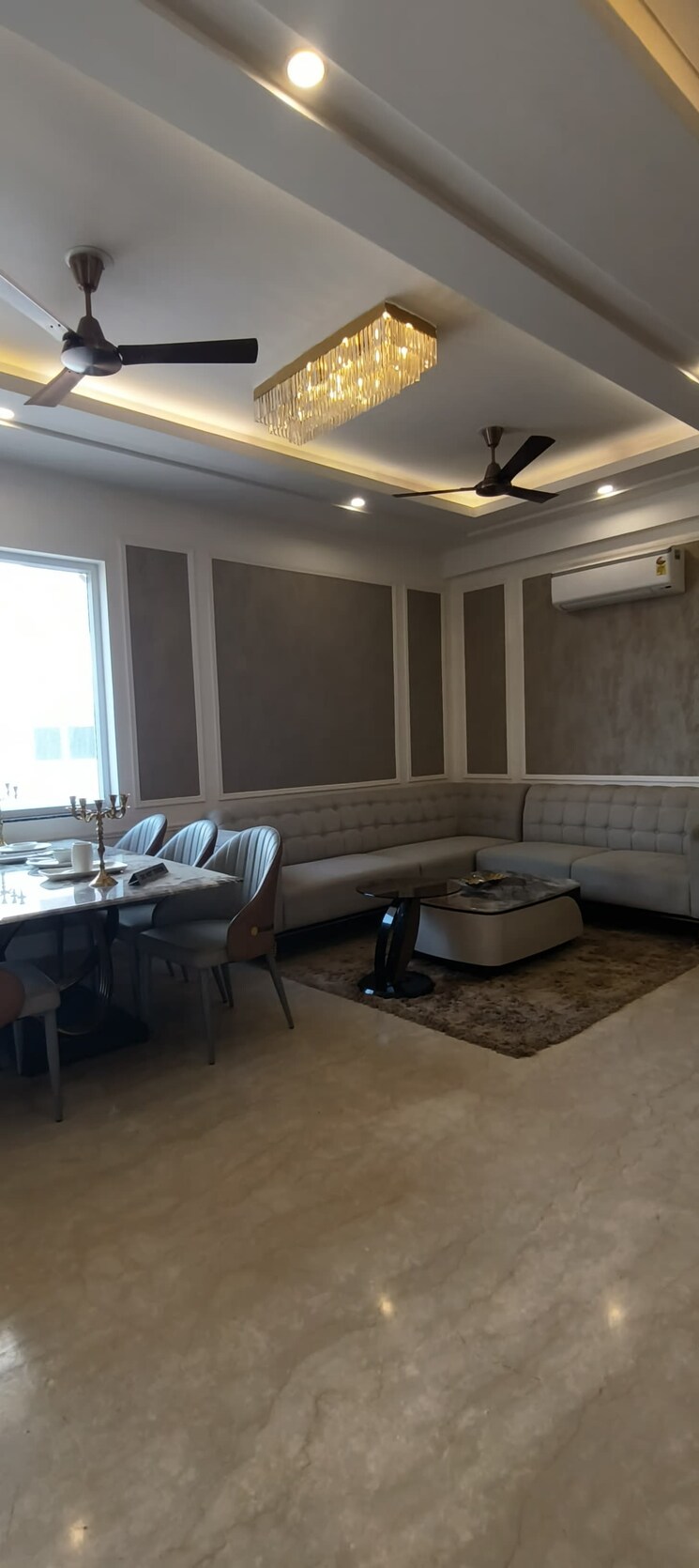 Living Room, ansal-api-esencia 4 Bedroom 300 Sq.Ft. Builder Floor In Sector 67 Gurgaon 9559916