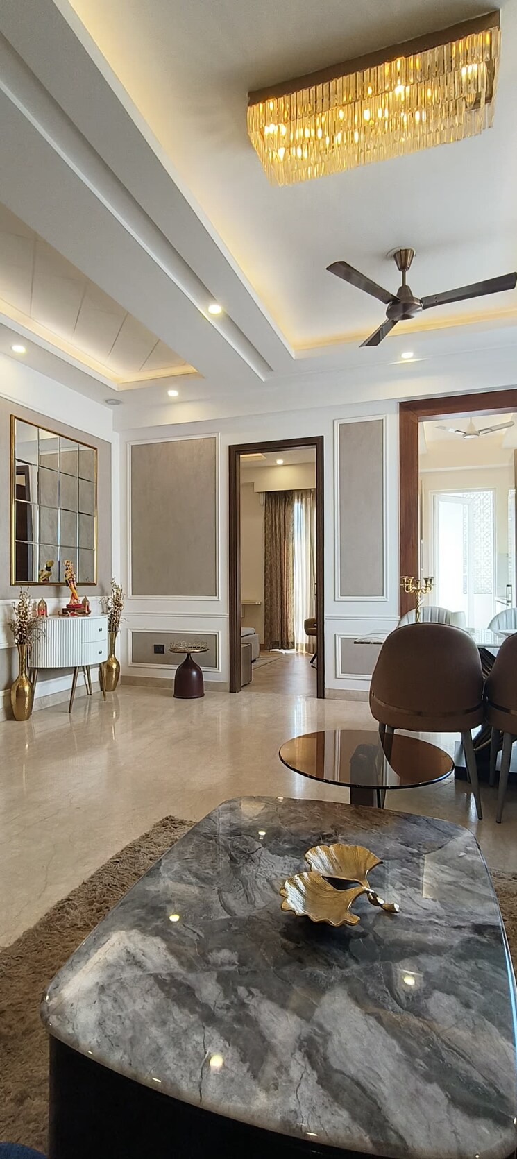 Living Room, ansal-api-esencia 4 Bedroom 300 Sq.Ft. Builder Floor In Sector 67 Gurgaon 9559916