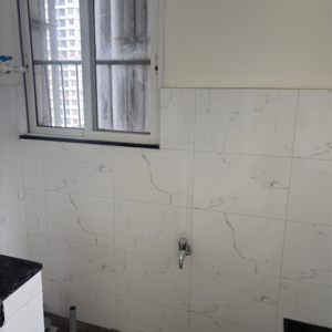 Bathroom in 1 BHK Apartment at Kolte Patil Life Republic Oro Avenue, Kasarsai – for Rent