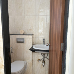 Bathroom in 1 BHK Apartment at Kolte Patil Life Republic Oro Avenue, Kasarsai – for Rent
