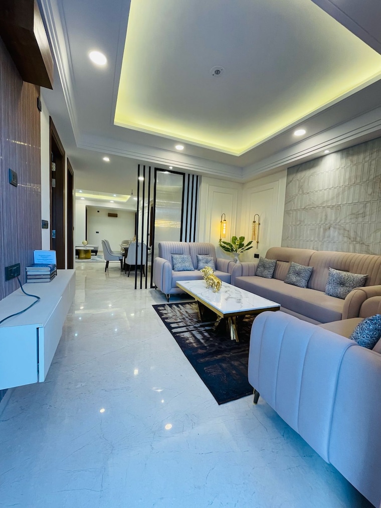 Living Room, bptp-green-oaks 3 Bedroom 180 Sq.Yd. Builder Floor In Sector 70a Gurgaon 9559940
