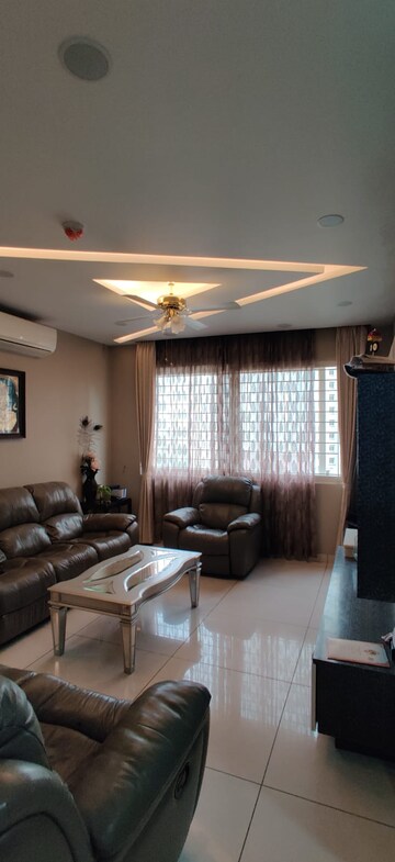 Living Room in 3.5 BHK Apartment at Prestige Lakeside Habitat, Varthur – for Sale