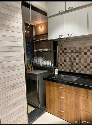 Kitchen in 2 BHK Apartment at Fortune Springs, Kharghar – for Rent