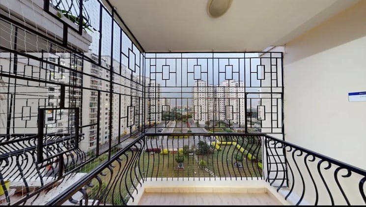 Balcony, dlf-westend-heights-new-town 2.5 Bedroom 1420 Sq.Ft. Apartment In Akshayanagar Bangalore 9560105