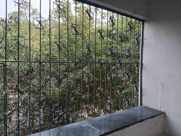Balcony in 1 BHK Apartment at Goel Ganga Hamlet, Viman Nagar – for Rent