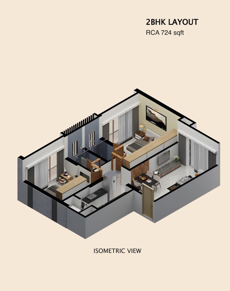 Floor Plan, bluestone-tulsi-heritage 1 Bedroom 499 Sq.Ft. Apartment In Dadar East Mumbai 9560110