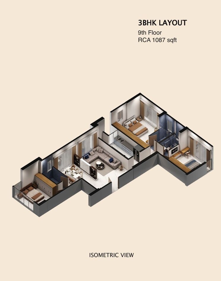 Floor Plan, bluestone-tulsi-heritage 2 Bedroom 723 Sq.Ft. Apartment In Dadar East Mumbai 9560131