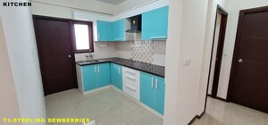 Kitchen in 3 BHK Apartment at Sterling Dewberries, Sahakara Nagar – for Sale