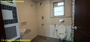 Bathroom in 3 BHK Apartment at Sterling Dewberries, Sahakara Nagar – for Sale