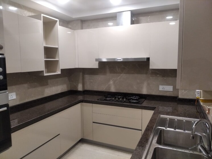 Kitchen, gulmohar park 3 Bedroom 1800 Sq.Ft. Builder Floor In Gulmohar Park Delhi 9560550