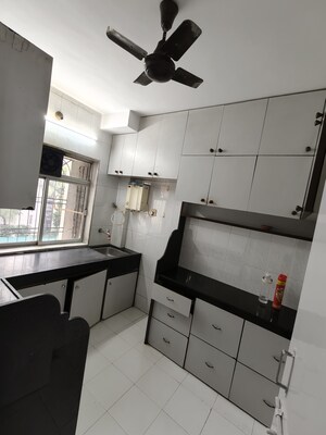 Kitchen in 1 BHK Apartment at Dheeraj Enclave, Borivali East – for Rent