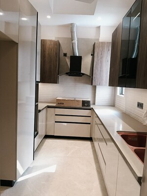 Kitchen in 3 BHK Builder Floor at East Of Kailash – for Sale