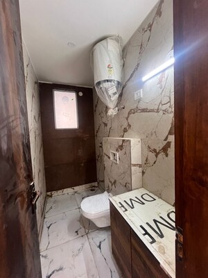 Bathroom in 1 BHK Builder Floor at Chattarpur – for Rent