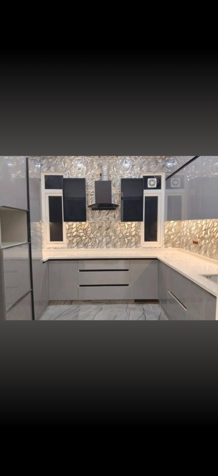 Kitchen, nehru enclave 3 Bedroom 2000 Sq.Ft. Builder Floor In Nehru Enclave Delhi 9560641