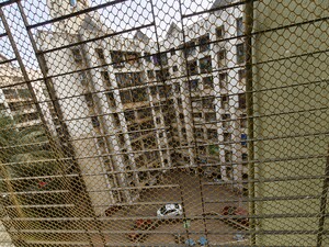 Bathroom in 1 BHK Apartment at Dheeraj Hill View Tower, Borivali East – for Rent