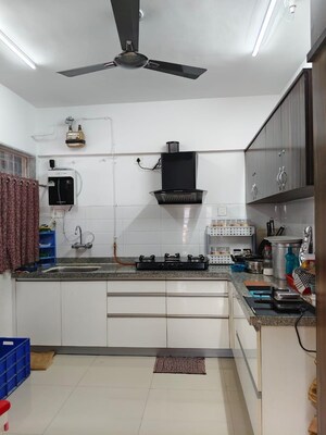 Kitchen in 3 BHK Apartment at Mittal Crest, Kalyani Nagar – for Rent