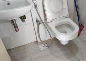 Bathroom in 2 BHK Apartment at Godrej Central, Chembur – for Rent