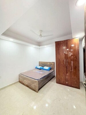 Bedroom in 2 BHK Builder Floor at Chattarpur – for Rent