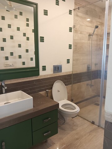 Bathroom in 4 BHK Apartment at K Hemani Bay View, Andheri West – for Rent