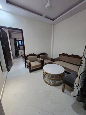 Living Room in 1 BHK Builder Floor at Chattarpur – for Rent