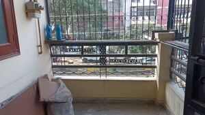 Balcony in 2 BHK Builder Floor at Vaishali Sector 4 – for Rent