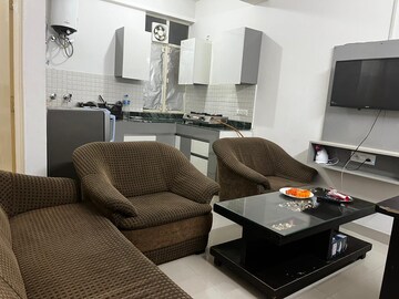 Living Room in 1 BHK Apartment at Breez Global Heights, Sohna Sector 33 – for Rent